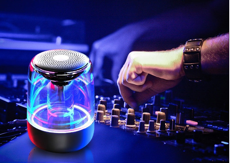 Portable Bluetooth Speaker with LED