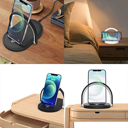 3-in-1 Foldable Wireless Charger Lamp