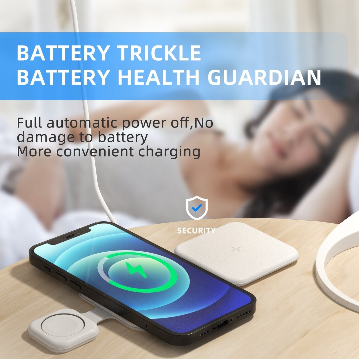 3-in-1 Magnetic Foldable Wireless Charger